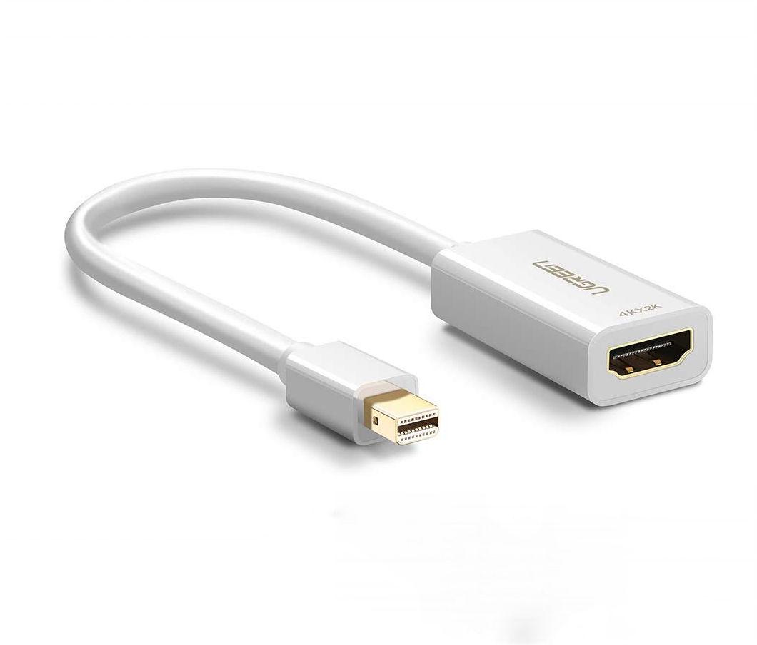 Cáp chuyển Mini DisplayPort sang HDMI hỗ trợ 4K UGREEN MD112 40361 Màu Trắng