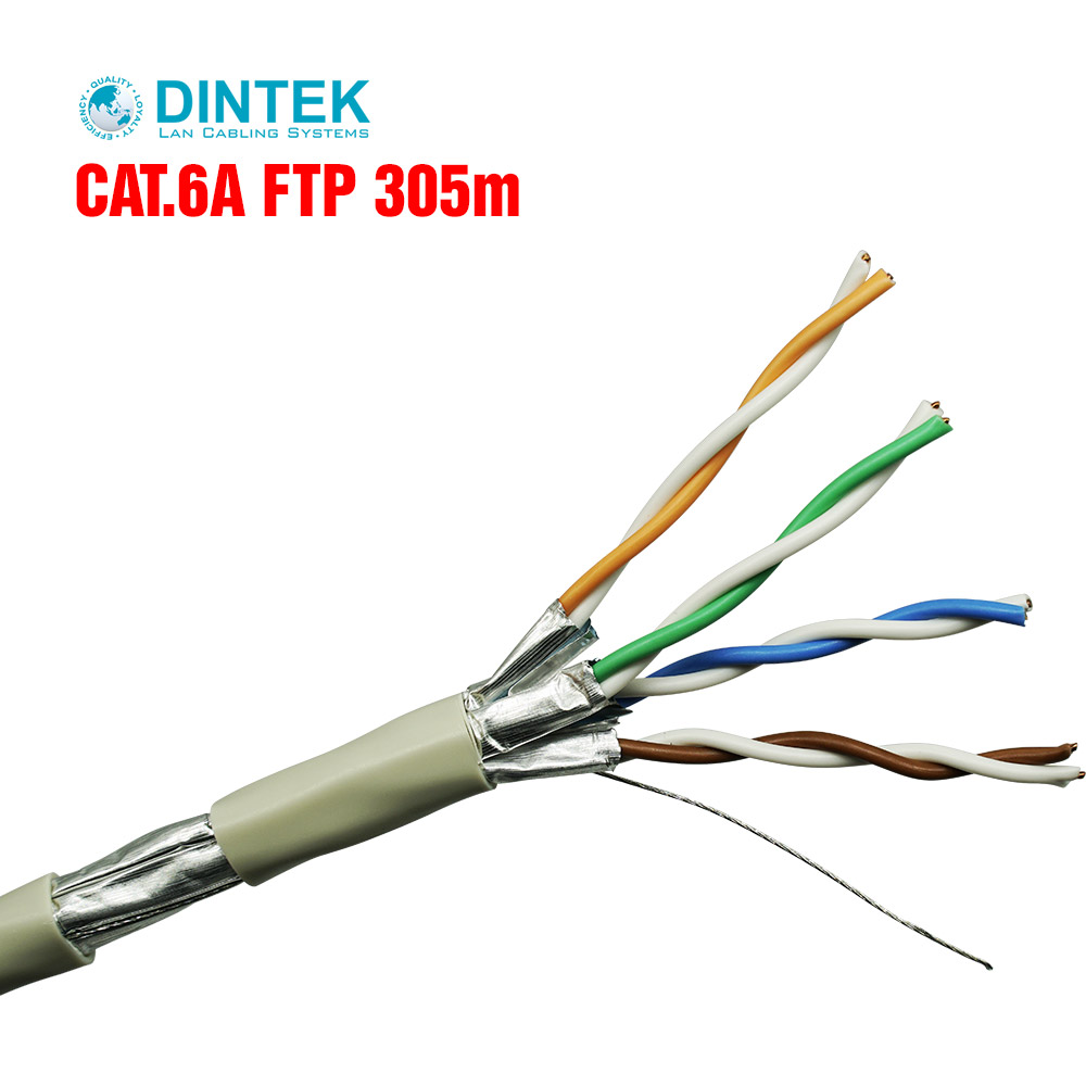 Cáp mạng Dintek CAT.6A FTP 305m (1105-06023)