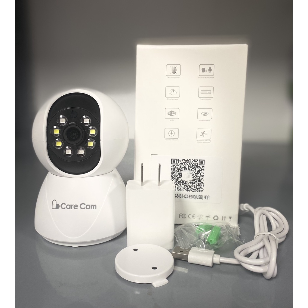 Camera wifi trong nhà CARECAM QX-E300 2.0MP Full HD
