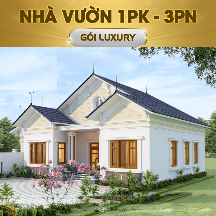 TRỌN GÓI NHÀ THÔNG MINH BKAV LUXURY (Nhà vườn 1 PK + 3 PN)
