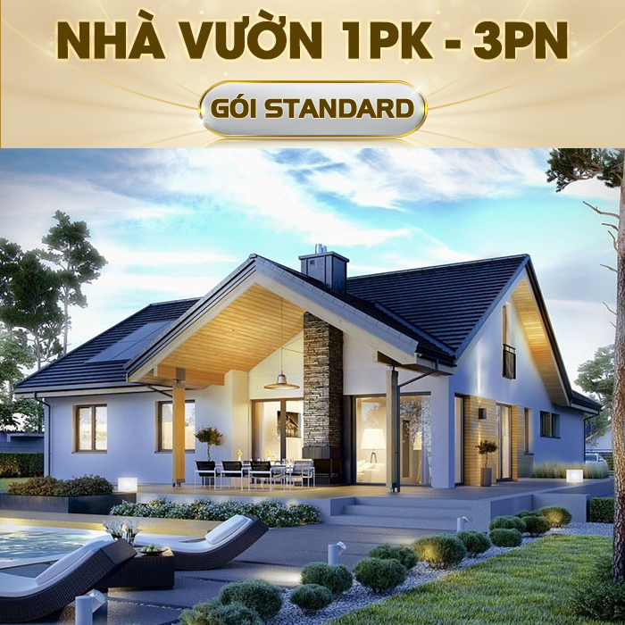 (Gói Standard) Nhà thông minh Lumi cho Nhà Vườn 1 phòng khách, 3 phòng ngủ