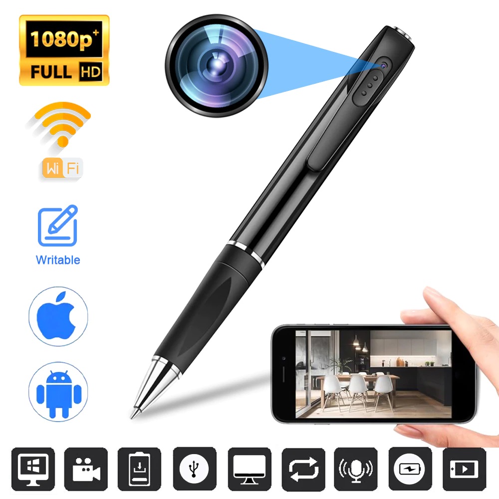 Bút PV8 Camera Wifi xem online từ xa - Quay Offline - Online 4h âm thanh rõ nét