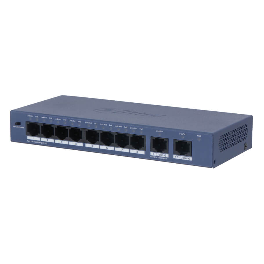 Switch PoE 8 cổng DAHUA DH-S3010-8ET2ET-60
