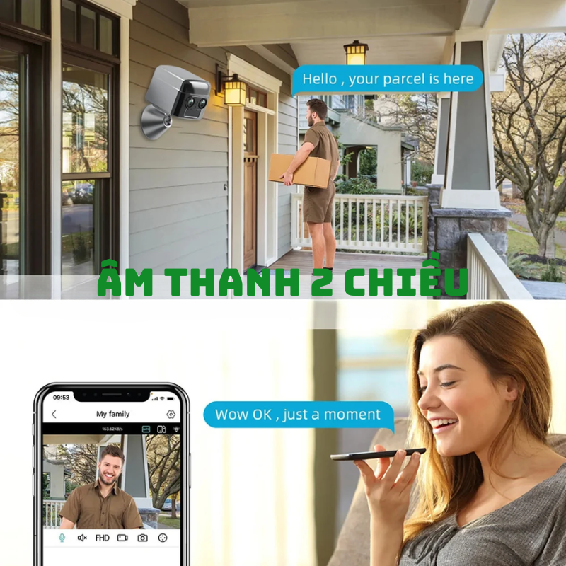 Camera SQ7 Pro  4G  - Zoom 5X - Pin 8 Ngày - Kết nối xem online từ xa. Hồng ngoại Ẩn