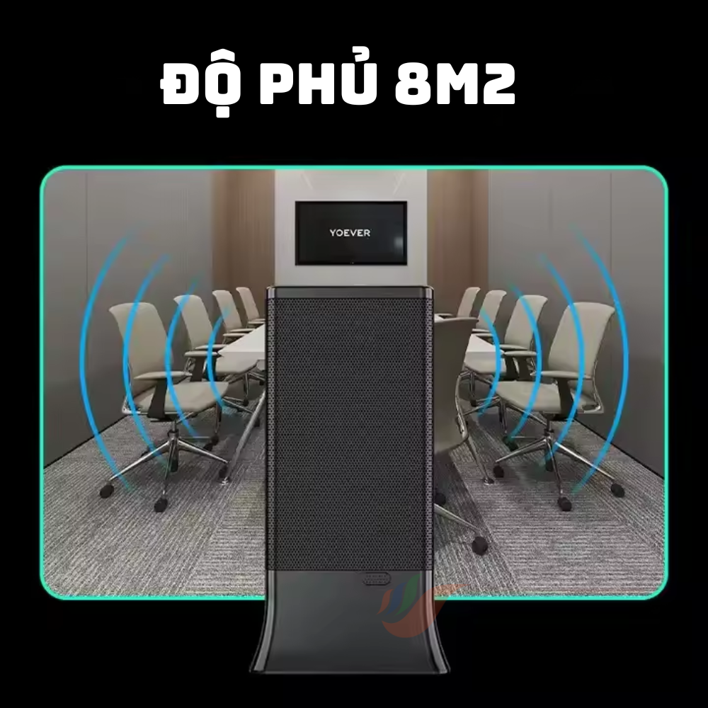 Thiết bị chống ghi âm F52 dạng Loa - Chống ghi âm 360 độ - bao phủ không gian 8M2