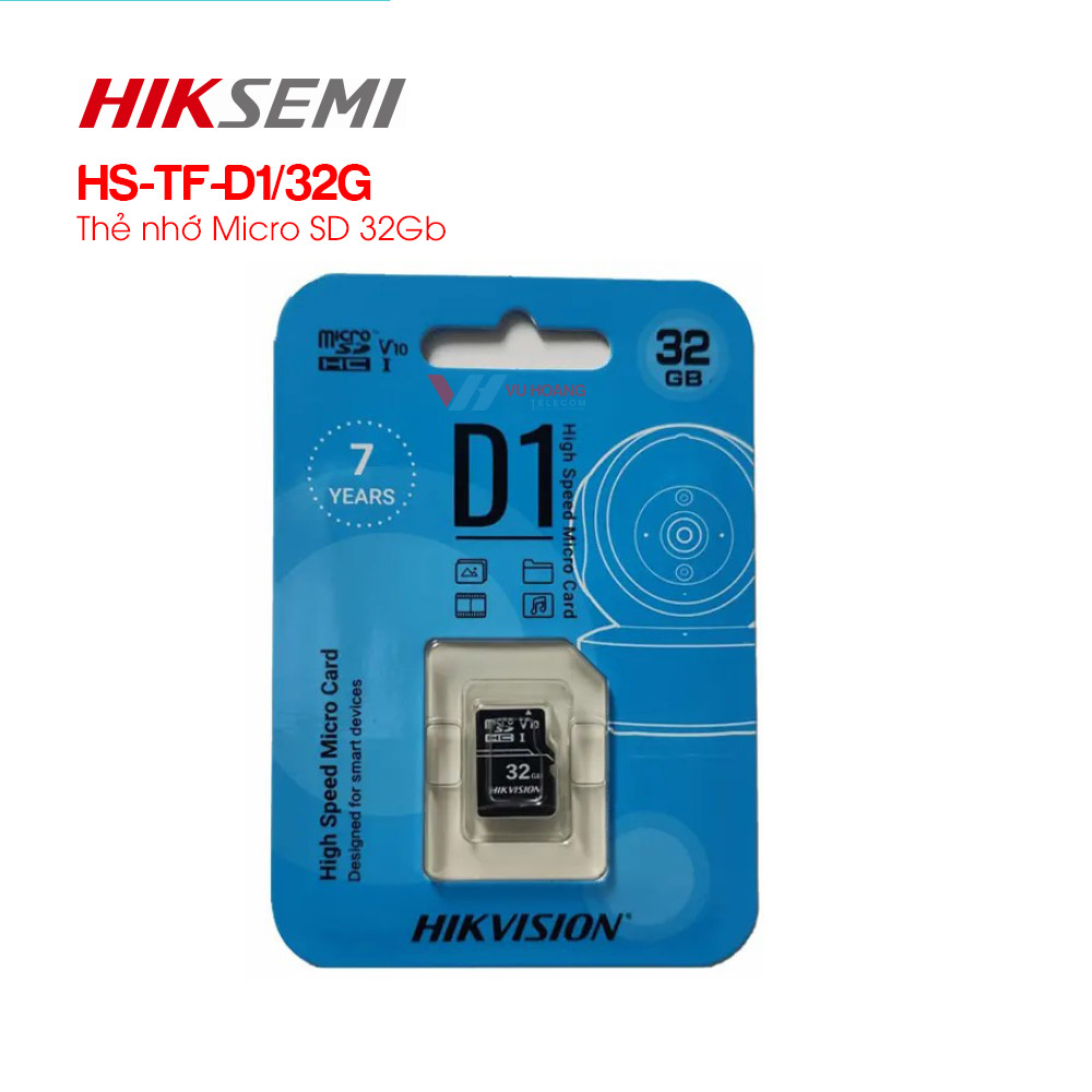 Thẻ nhớ Micro SD 32Gb HIKSEMI HS-TF-D1/32G