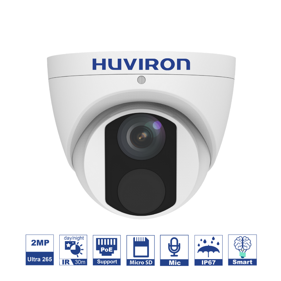 Camera IP Dome hồng ngoại 2.0 Megapixel HUVIRON HU-ND222DM/I3E