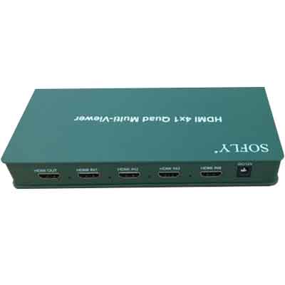 Bộ gộp HDMI SOFLY 4×1 Quad Multi-viewer