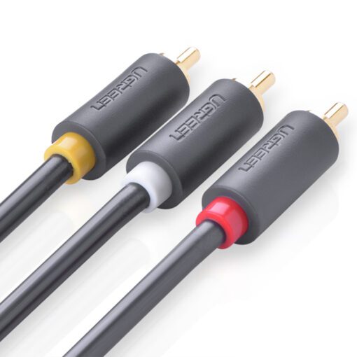 Dây cáp AV 3 đầu Hoa Sen mạ vàng Ugreen AV105 10524