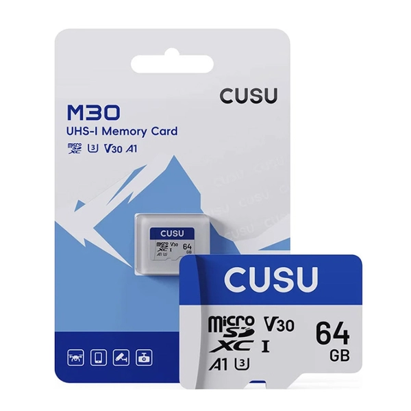 Thẻ nhớ CUSU U3 V30 MicroSD 64Gb M3064GB chính Hãng