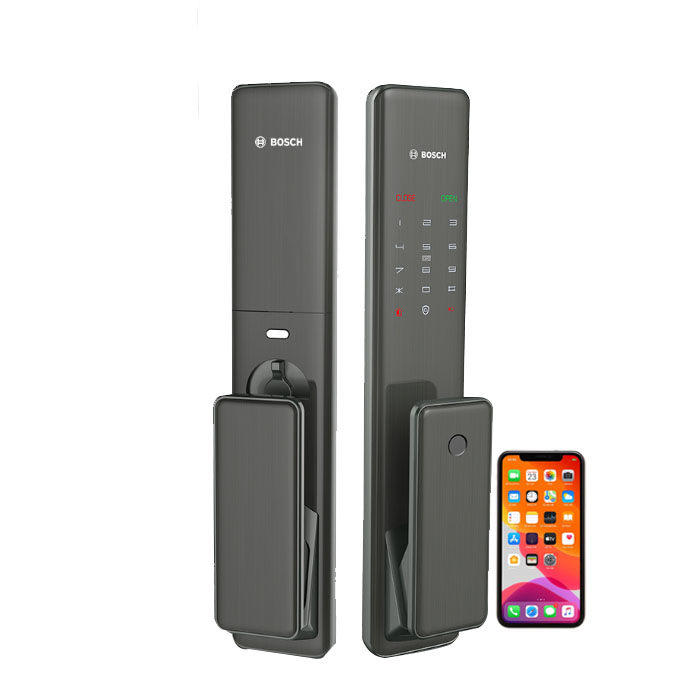 Khóa cửa vân tay cao cấp Bosch FU750BK – App ĐT