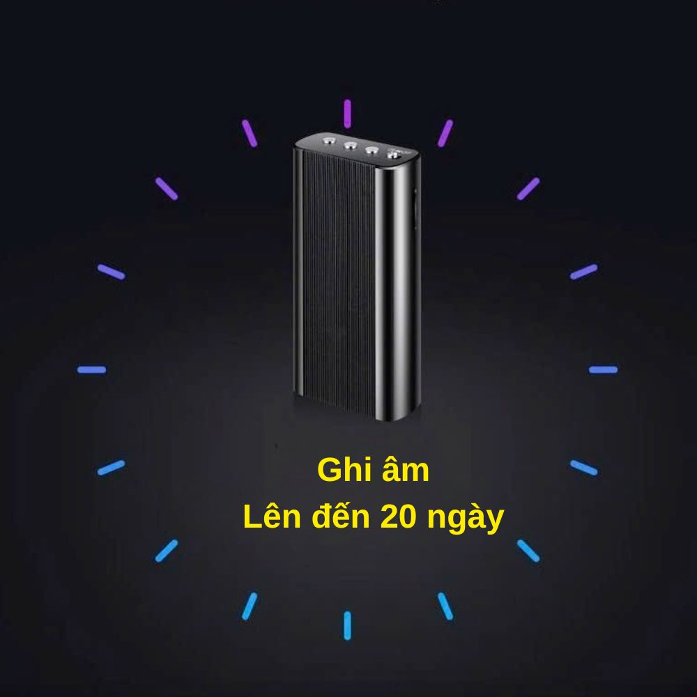 Máy ghi âm M18 – Ghi Âm 260 Giờ Liên Tục, Chống Ồn, Dễ Dùng Một Chạm