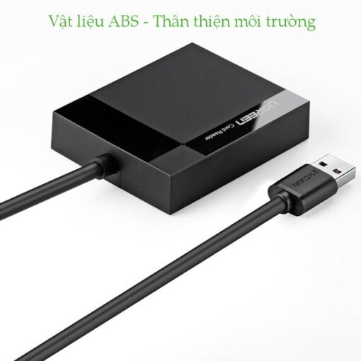 Đầu đọc thẻ Ugreen CR125 30231 đầu vào USB 3.0 siêu nhanh Dài 1m