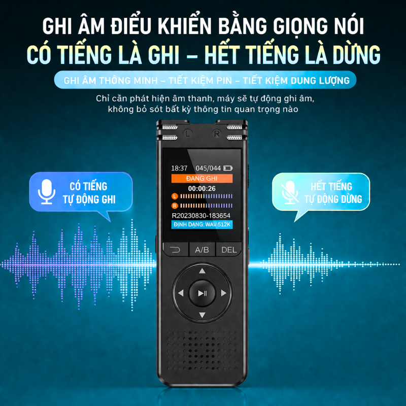 Máy Ghi Âm DS-7108NI-Q1/M – Ghi Âm Siêu Nét 1536Kbps, Pin 50 Giờ, Dễ Dùng