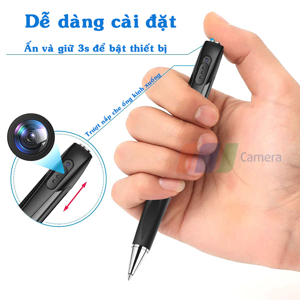 Bút PV8 Camera Wifi xem online từ xa - Quay Offline - Online 4h âm thanh rõ nét
