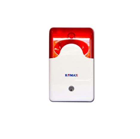 CÒI BÁO ĐỘNG CÓ DÂY KÈM ĐÈN LED CHỚP KM-A09 (12V)