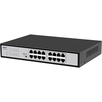 Switch Ethernet 16-port 10/100/1000M Hrui HR-SWG10160D