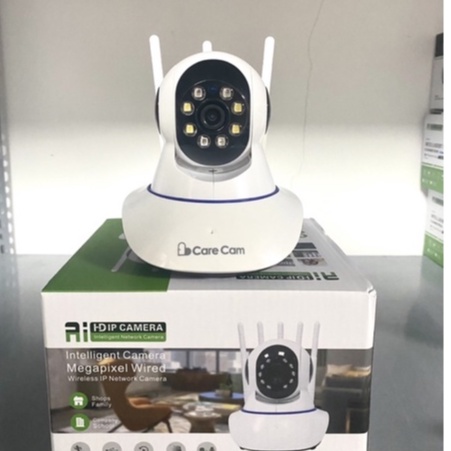 Camera wifi trong nhà xoay 360 độ CARECAM 3 râu R8 2.0MP