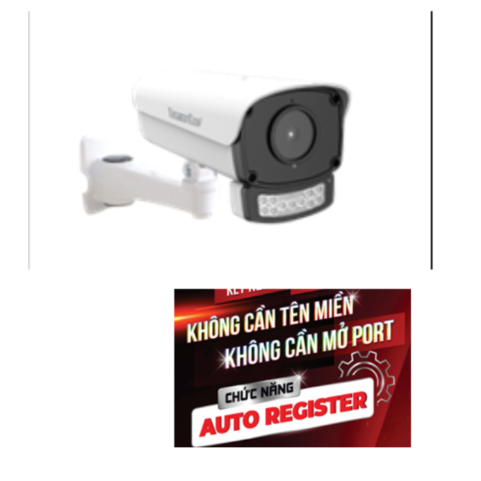 Camera IP Thân Trụ Nhựa nhìn đêm có màu-VSC-IP00509RA-PSSL