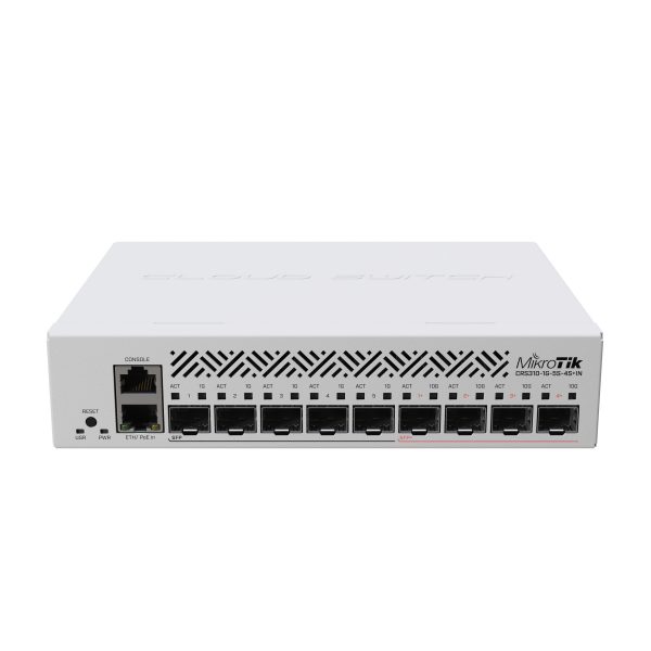 Mikrotik CRS310-1G-5S-4S+IN – Bộ chuyển mạch 9 cổng quang