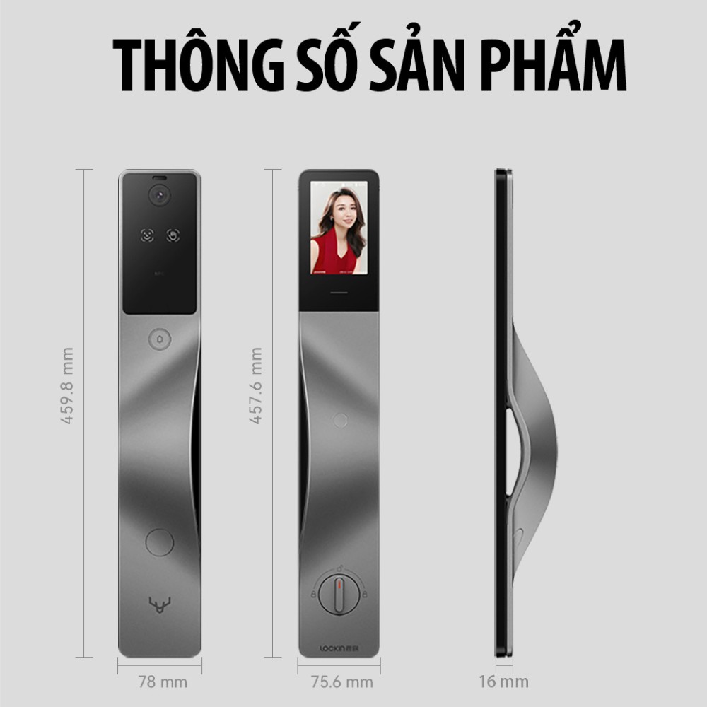 Khóa Cửa Thông Minh Xiaomi Lockin V5 MAX
