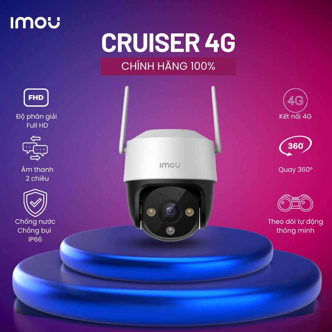 Camera An Ninh IMOU Cruiser 4G Full HD 2MP