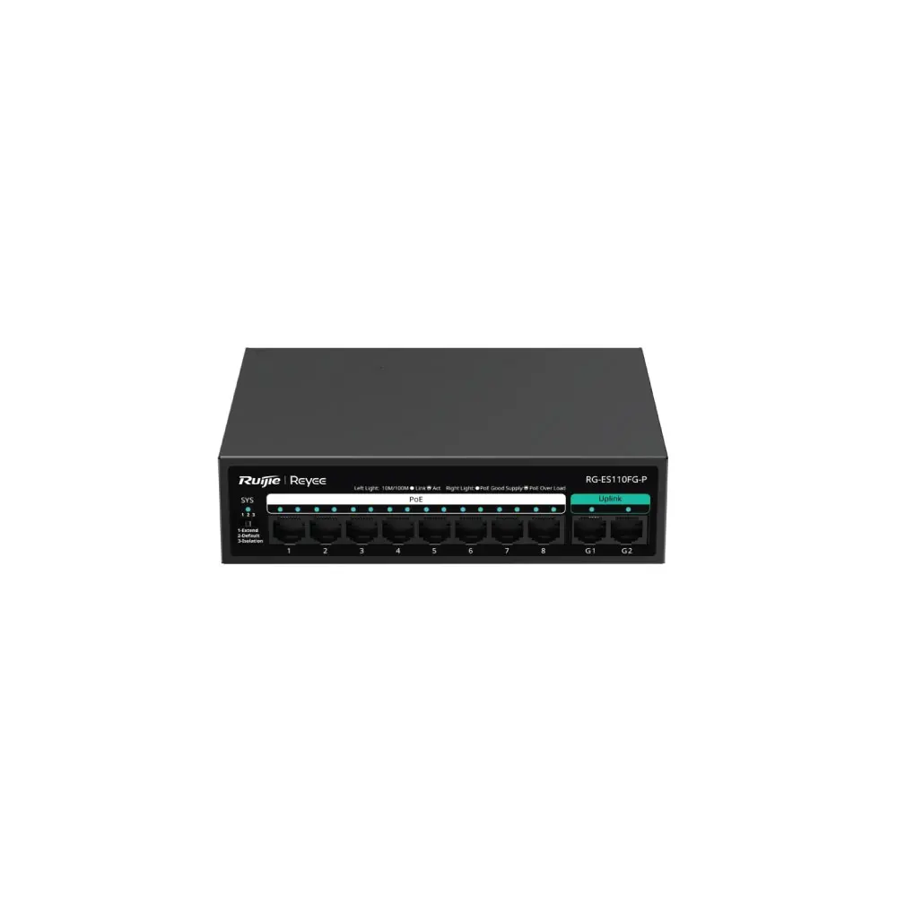 Unmanaged switch 8 cổng RUIJIE RG-ES110FG-P