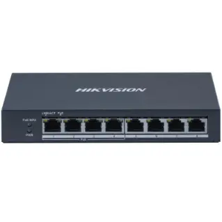 Switch mạng 4 cổng PoE Gigabit Hikvision DS-3E0508P-O