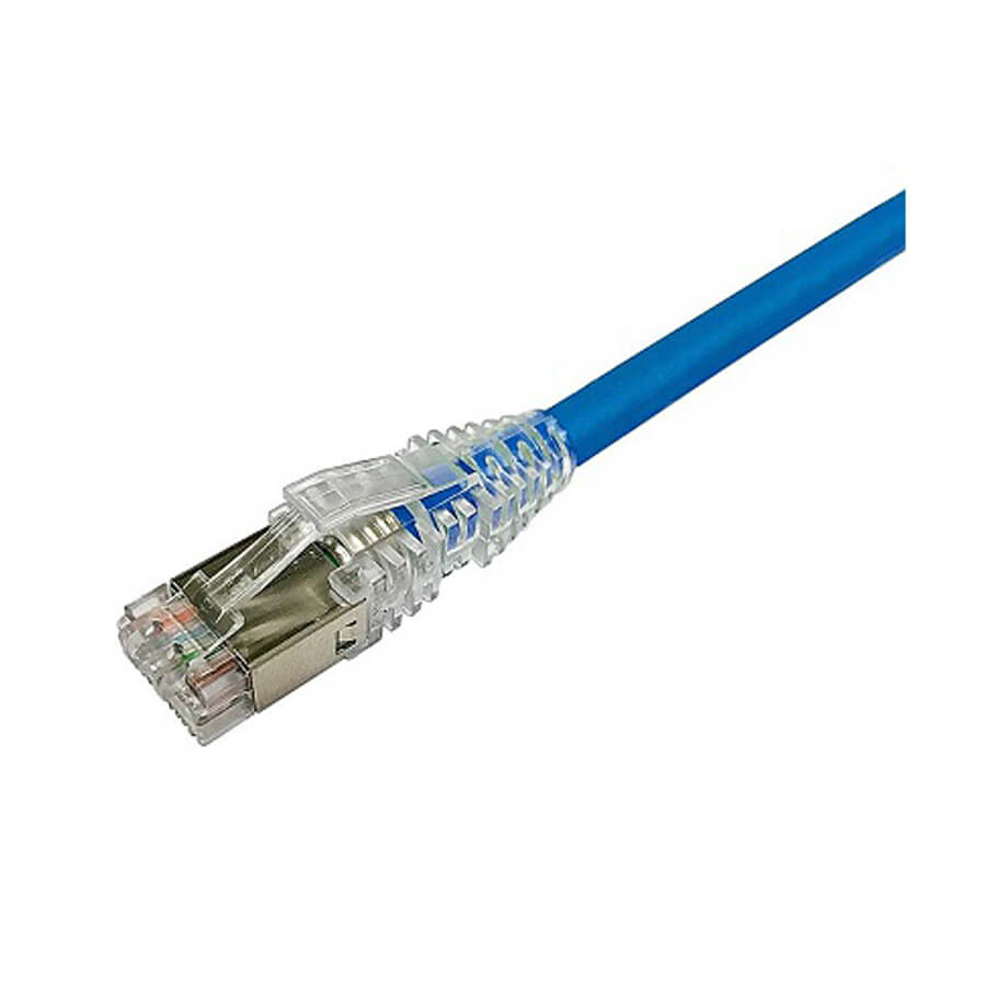 Dây nhảy mạng Cat6A FTP 3m, màu xanh AMP/Commscope NPC6ASZDB-BL003M