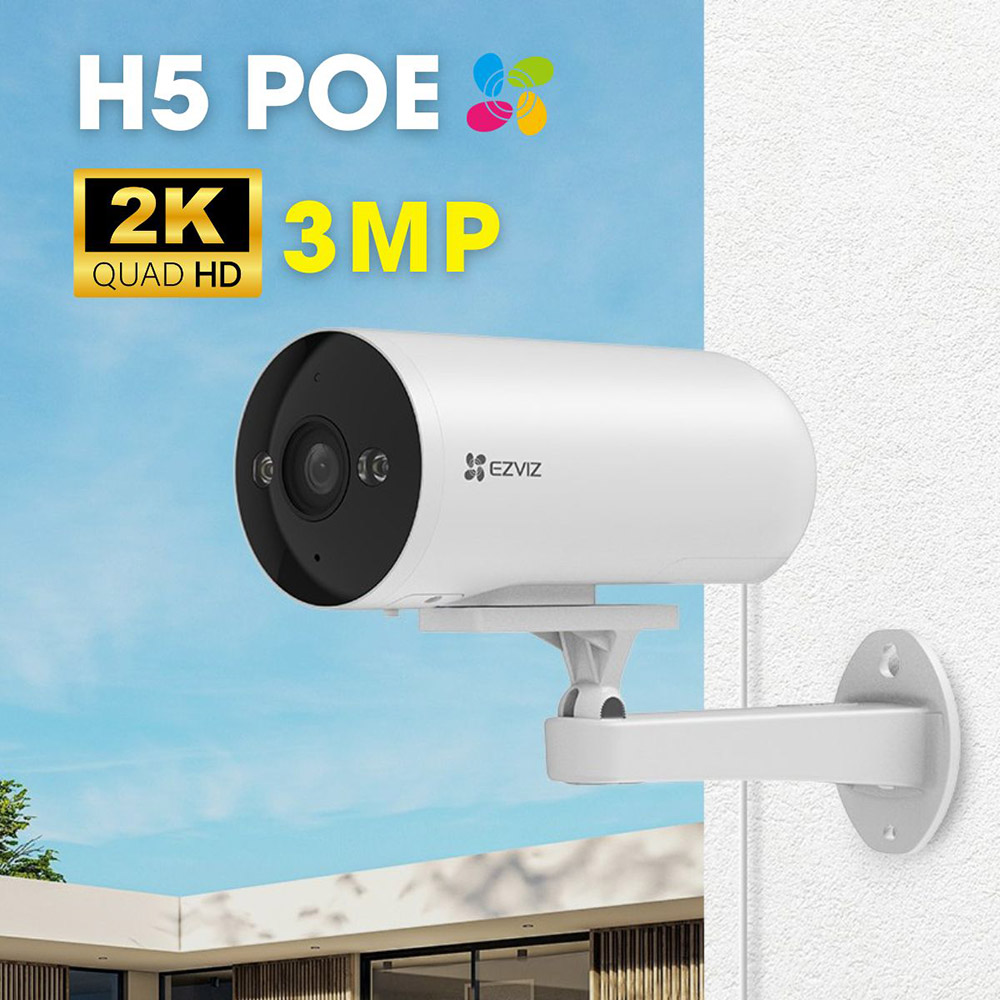 Camera Wifi ngoài trời EZVIZ NT-H5 Đàm thoại ,có màu ban đêm-2K