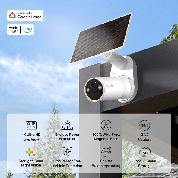 Camera năng lượng mặt trời TP-Link Tapo C460 KIT 4K