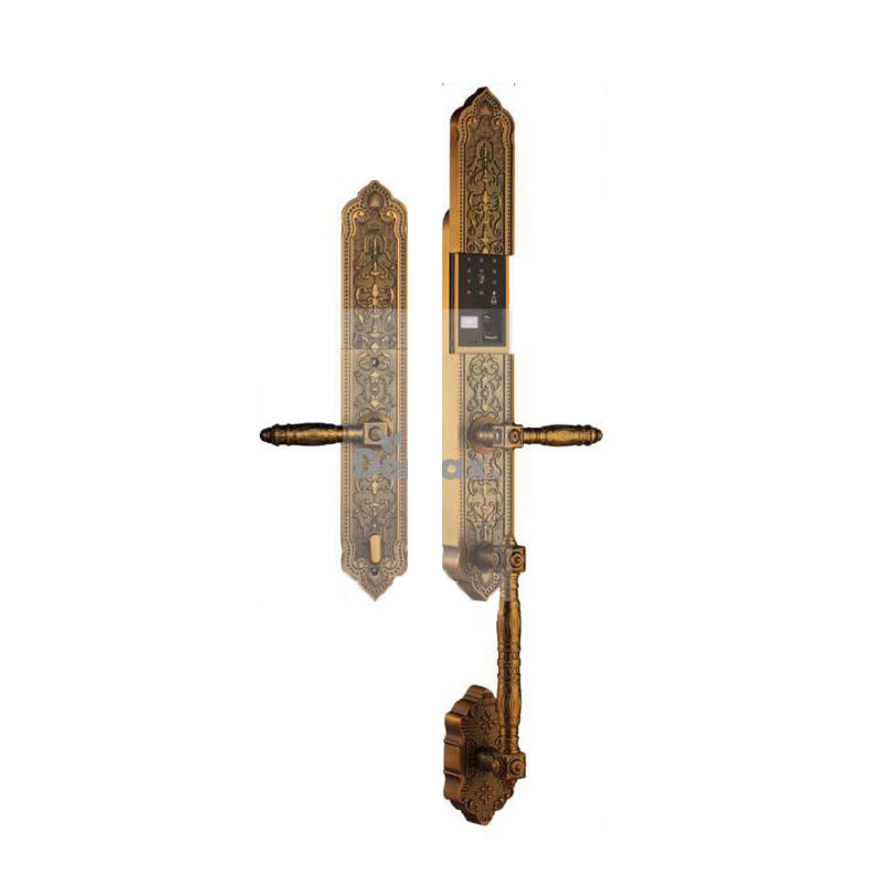 Khóa cửa vân tay đại sảnh Demax SL888 GB BRASS