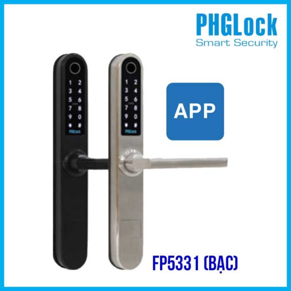 Khóa cửa mã số cho cửa nhôm PHGLOCK FP5331 (Bạc)