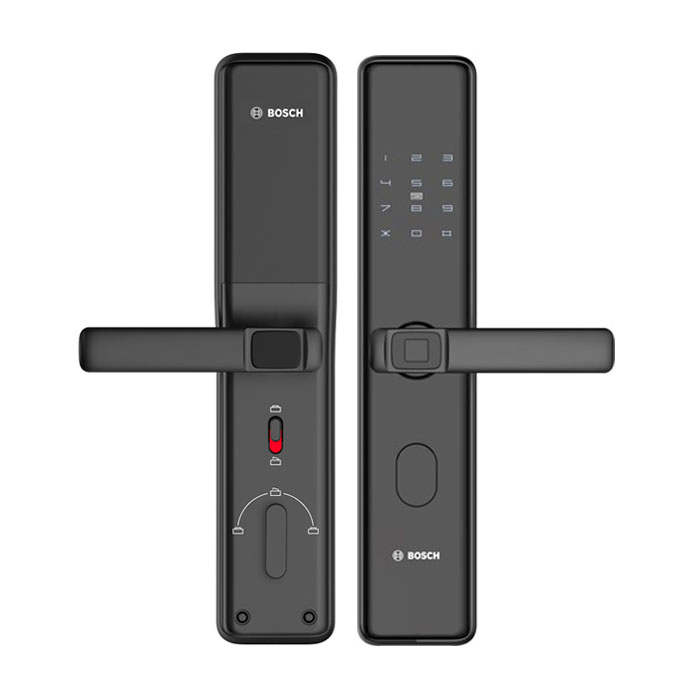Khóa cửa vân tay cao cấp Bosch ID 30B (Màu Đen)