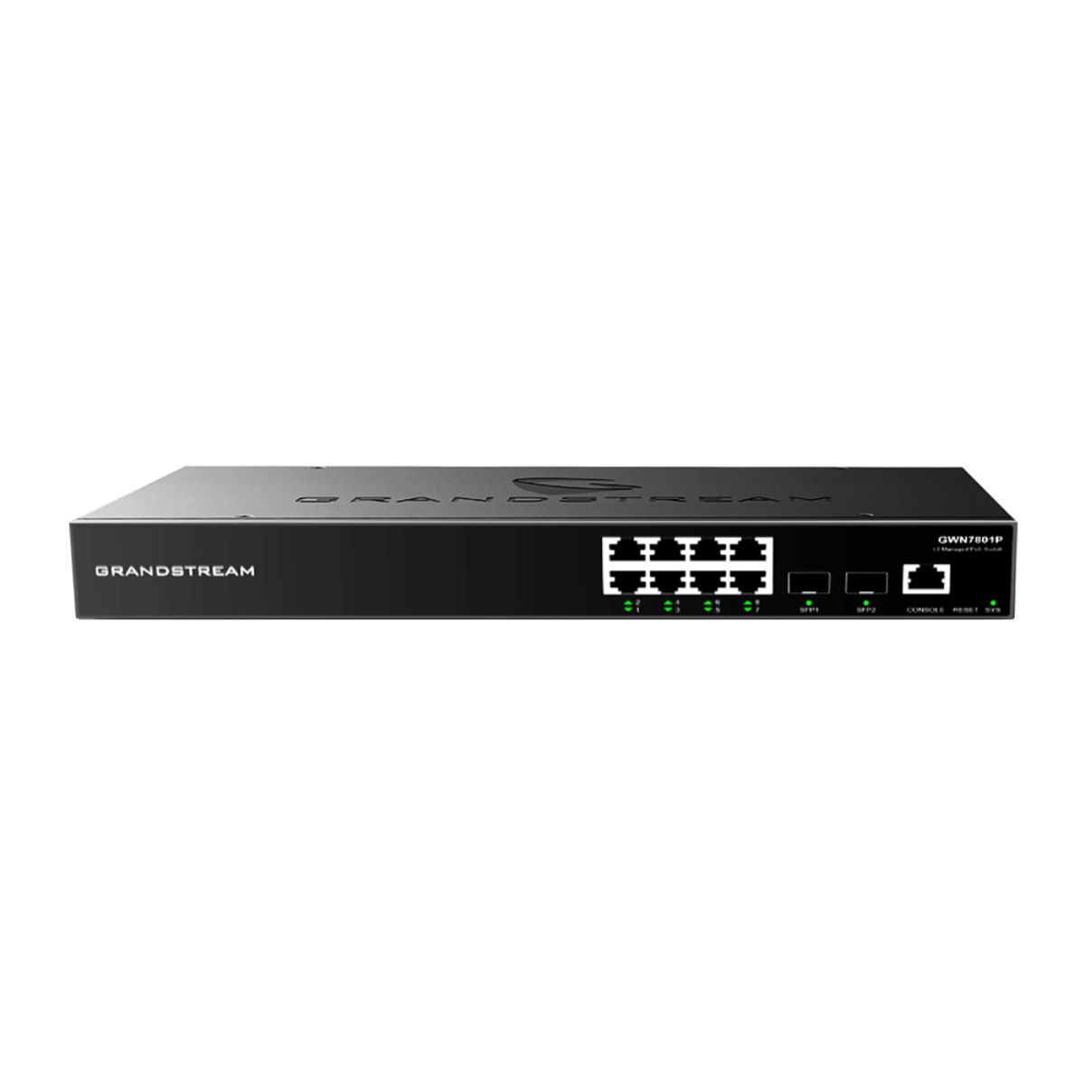 Switch layer 2+ 8 cổng PoE Gigabit Grandstream GWN7801P
