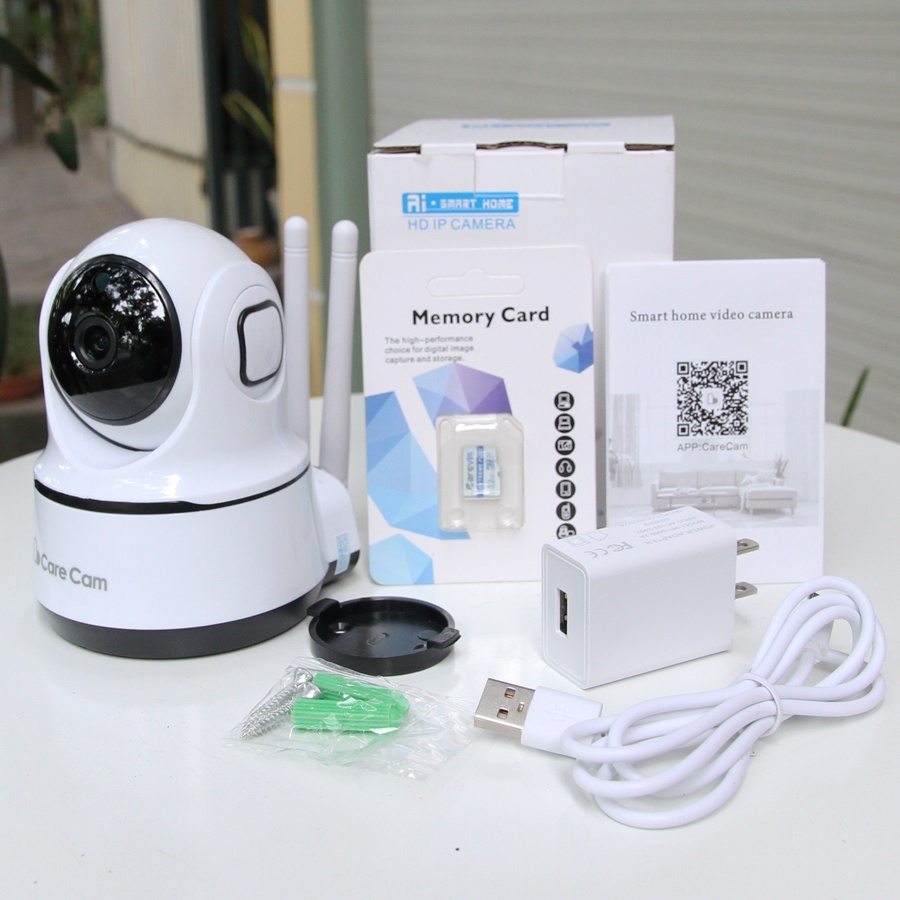 Camera wifi trong nhà xoay 360 độ CARECAM PAF200 2.0MP