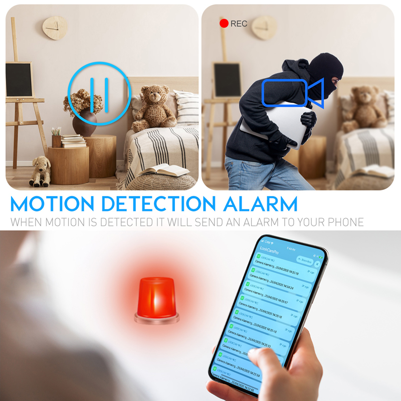 Camera Sạc Điện Thoại B22 - Góc Rộng 166 Độ, Hình Ảnh Siêu Nét - Âm Thanh Rõ Ràng