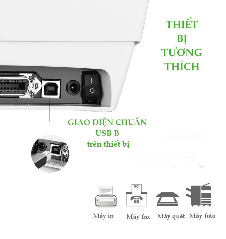 Cáp máy in Ugreen US122 10374 tích hợp IC khuyếch đại Dài 10m