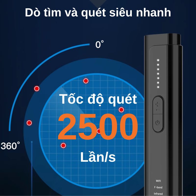Thiết Bị Dò Máy Nghe lén, GPS, Camera ẩn… KT2/WT22 Pro