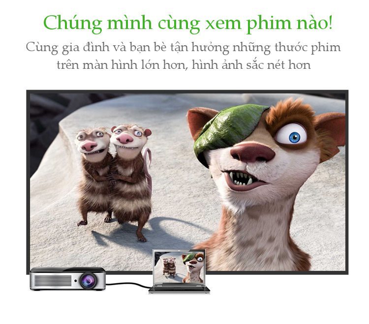 Cáp chuyển đổi VGA ra HDMI UGREEN MM106 40213