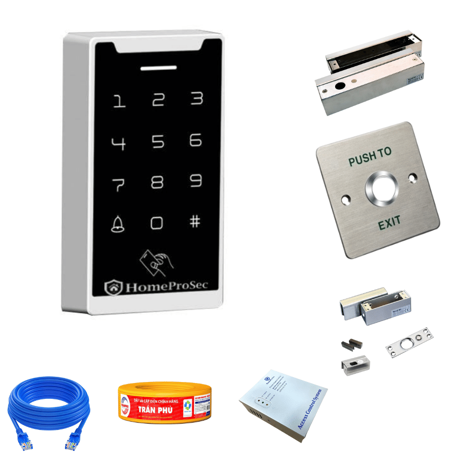 Bộ Kiểm soát ra vào cửa kính Thẻ từ FC-F11
