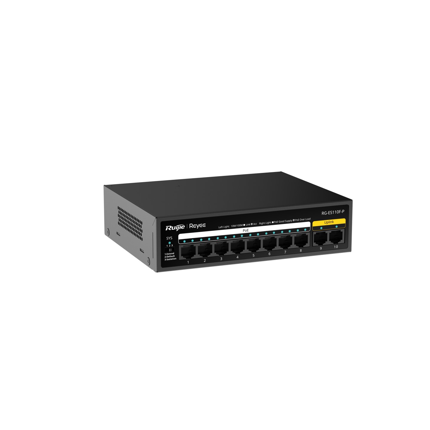 Unmanaged switch 4 cổng PoE RUIJIE RG-ES106F-P