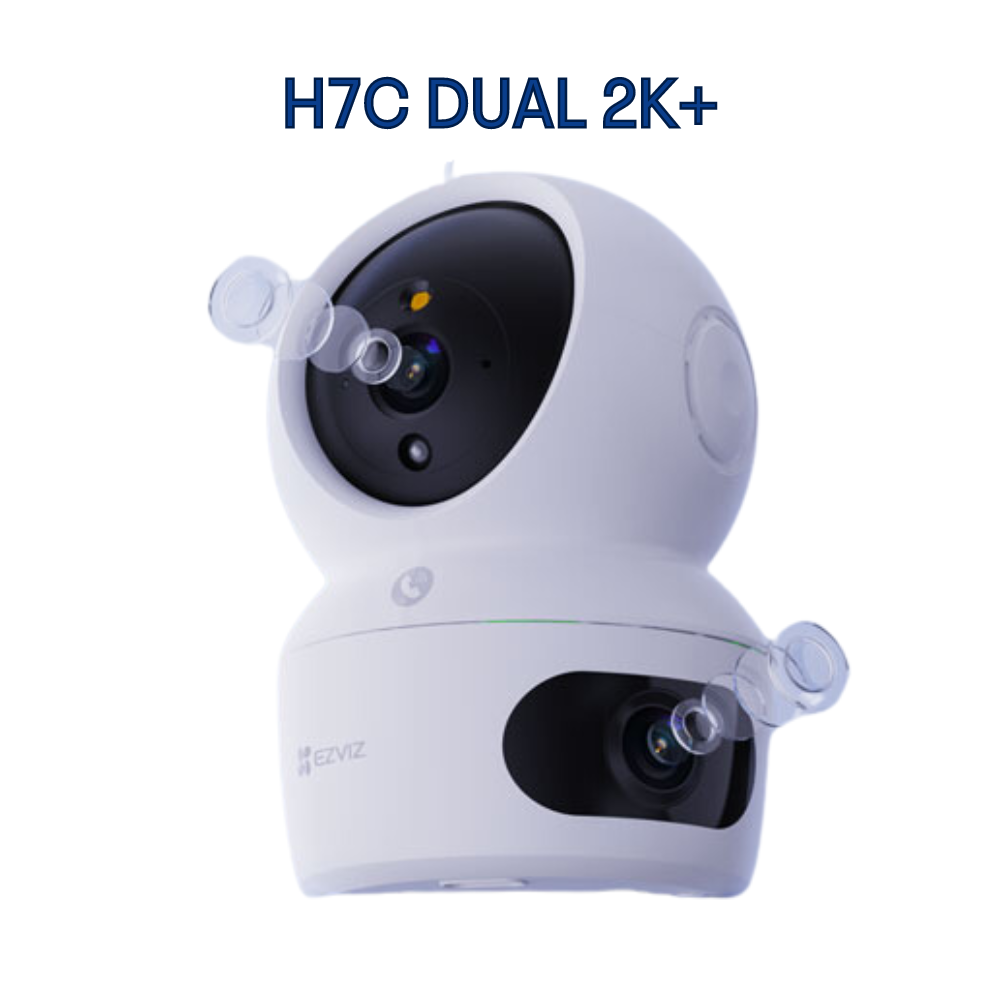 Trọn bộ Camera An Ninh 360 độ H7C 2K Dual + Âm thanh 2 chiều - 2 Mắt nhìn