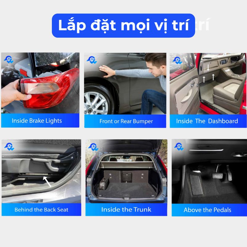 Định vị W07B Pin 9 ngày Mini Siêu Nhỏ - Chính xác 99.99% - Theo dõi thời gian thực