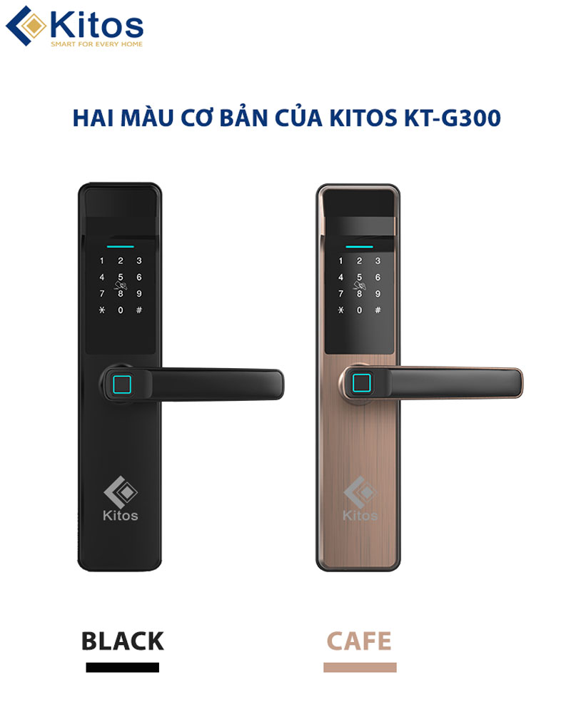 Khóa cửa thông minh vân tay Kitos KT G300