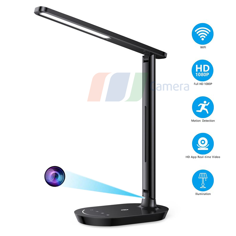 Đèn Học Đặt Bàn DKL P6 Có Camera Siêu Nhỏ Siêu Ẩn Xem Online Từ Xa