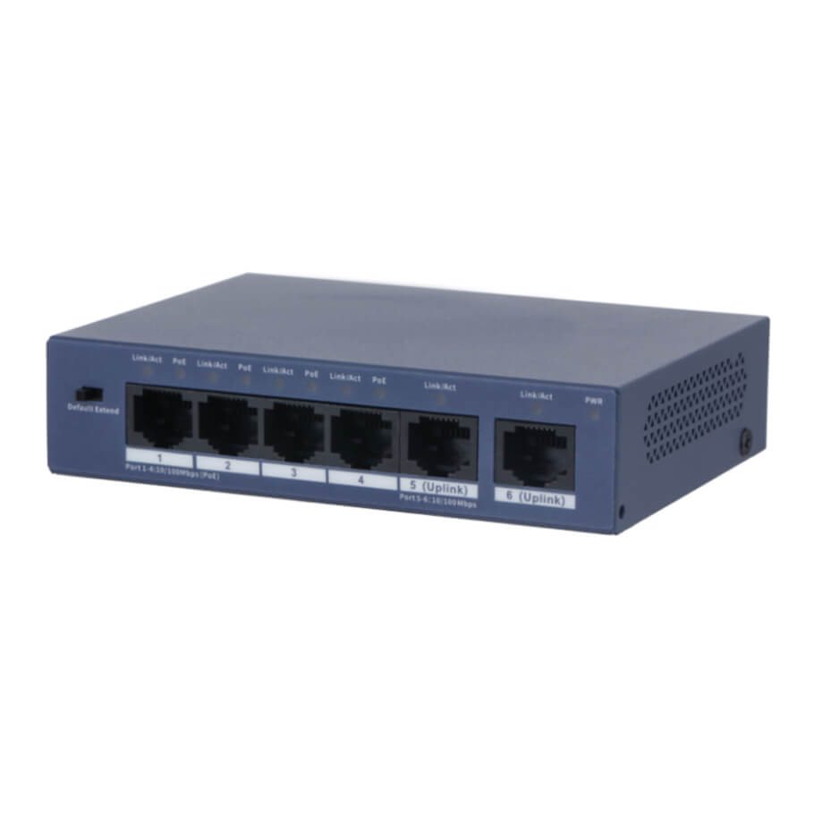 Switch PoE 4 port KBVISION KX-SW406-36