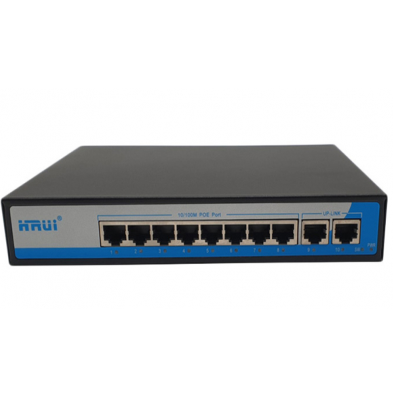 Switch POE 8 cổng HRUI 10/100/1000 HR901- AFG- 82N
