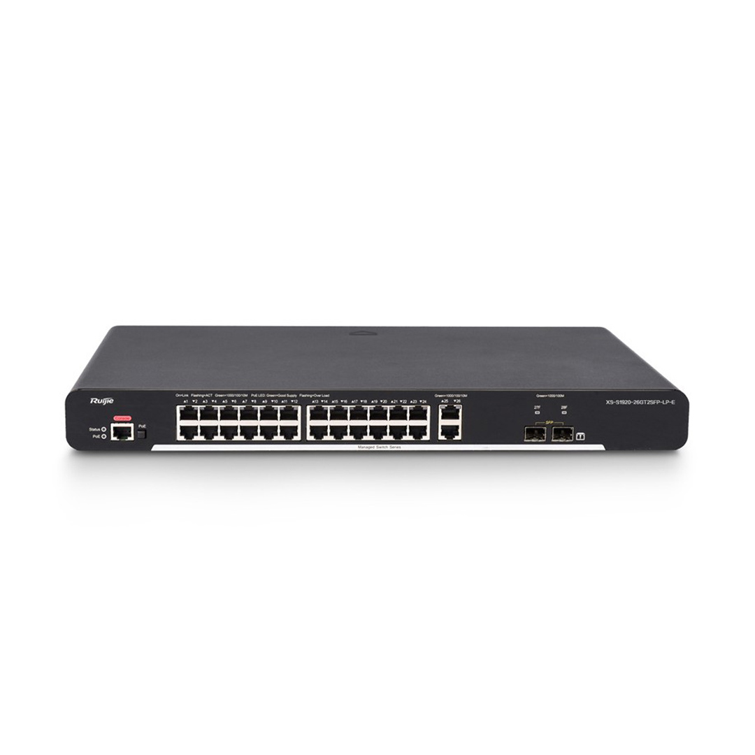 Switch Ruijie XS-S1920-24T2GT2SFP-P-E ổ chia mạng 24 Cổng 10/100BASE-T