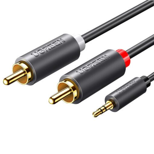 Dây chuyển đổi 3.5mm ra 2RCA (HOA SEN) Dài 5m UGREEN AV102 10513